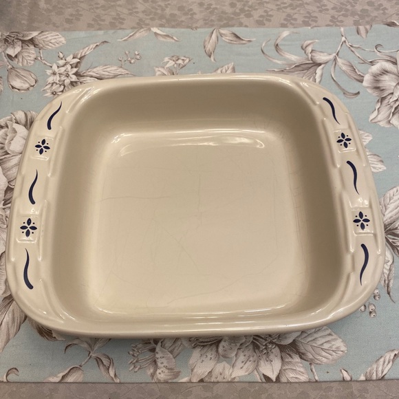 Longaberger Kitchen Longaberger Pottery 8x8 Brownie Casserole Dish